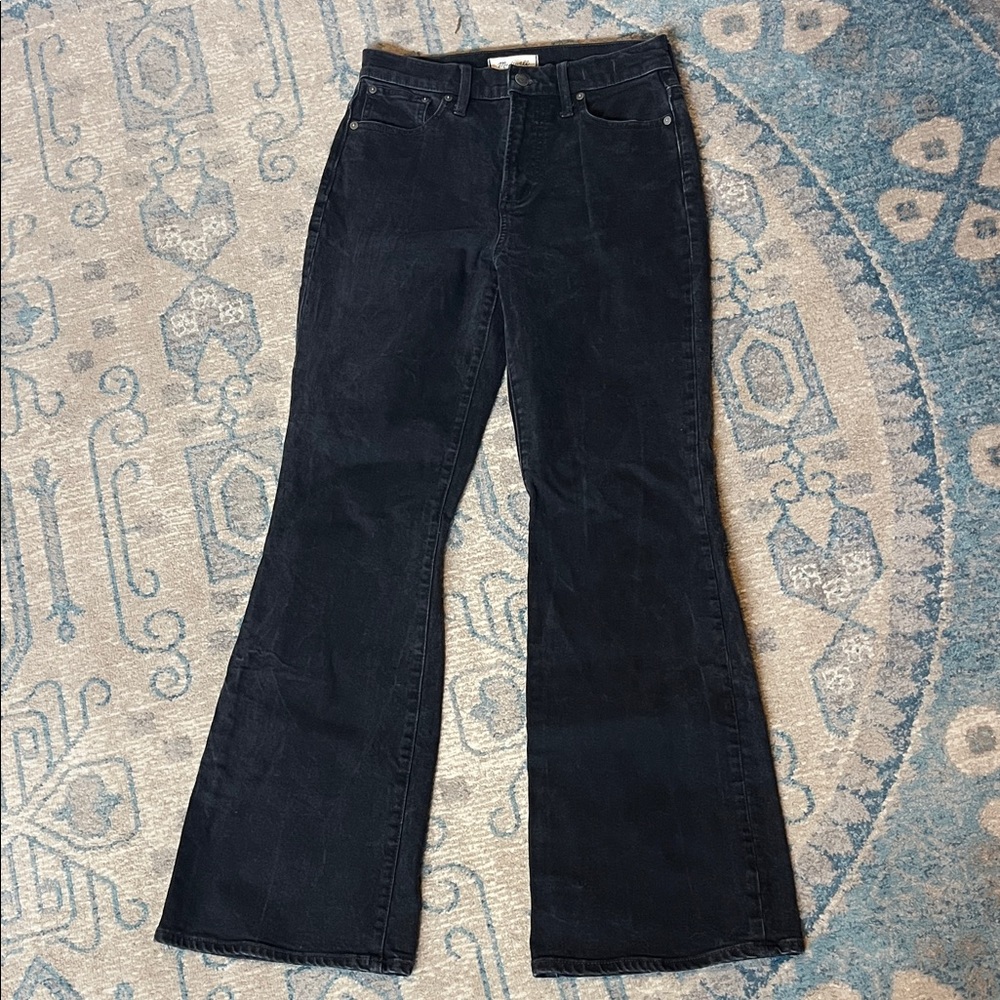 BNWOT Madewell Vintage Black Flare Jeans